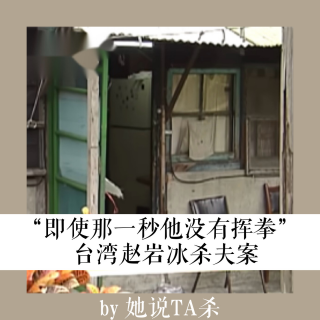 19. 即使“那一秒他没有挥拳”：赵岩冰杀夫案