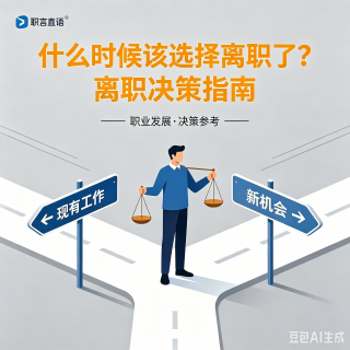 什么时候该选择离职了？离职决策指南vol.26
